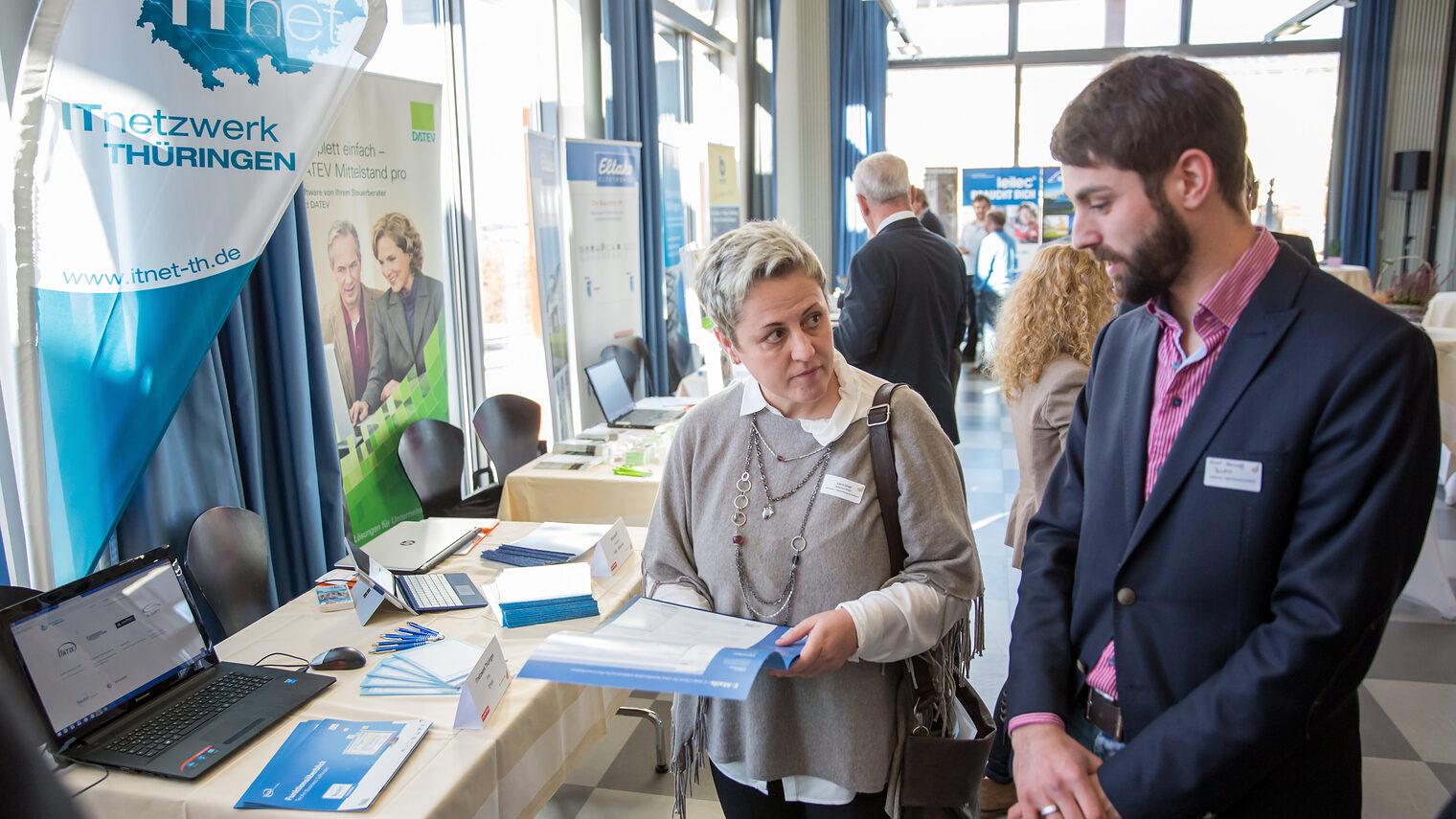 Symposium - Digitalisierung im Handwerk am 03.11.2015 im Berufsbildungszentrum des Handwerks in Erfurt ( Thueringen ). Foto: Michael Reichel/arifoto.de Schlagwort(e): Digitalisierung, Handwerk, lth