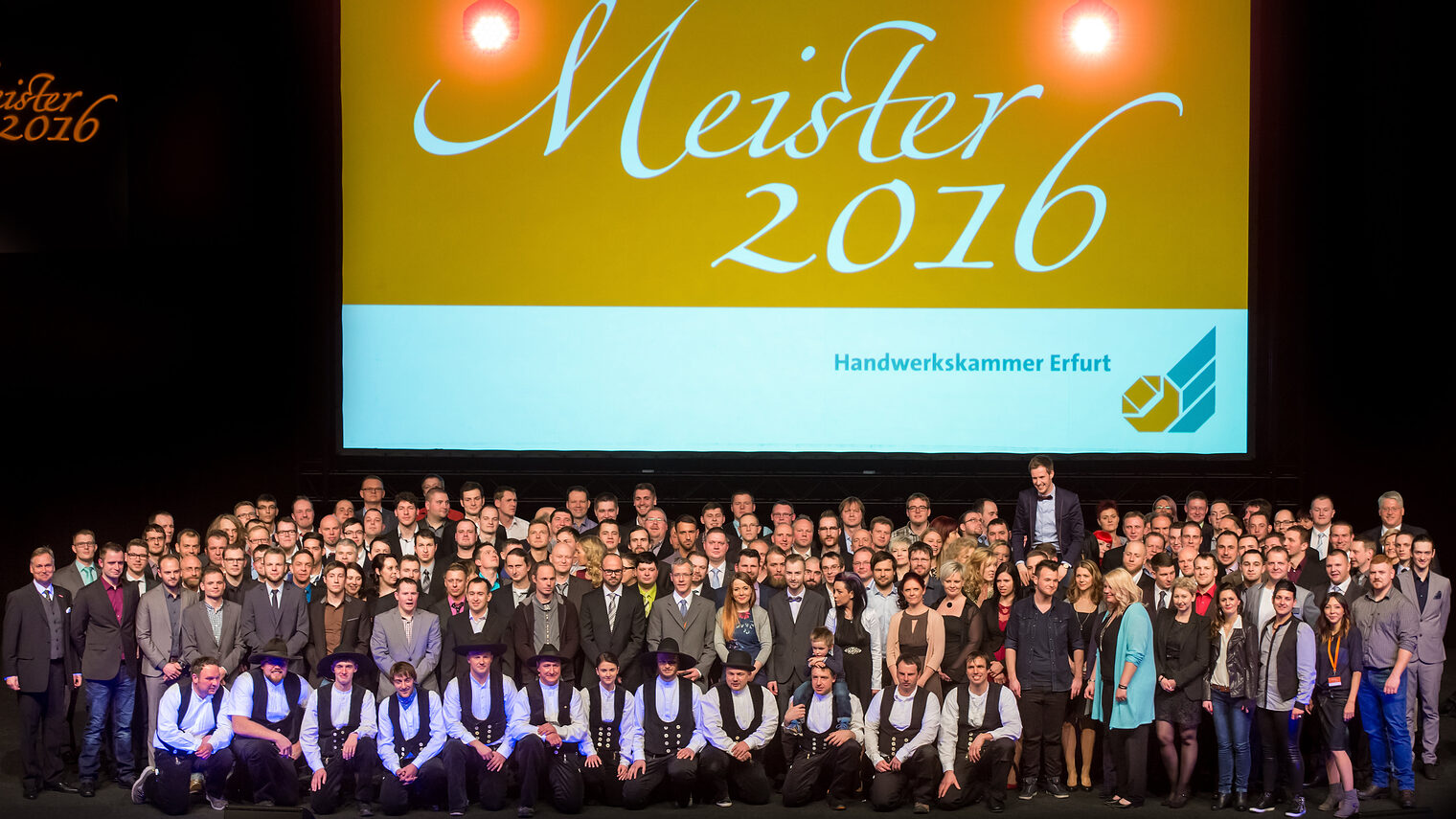 Meisterfeier der Handwerkskammer Erfurt am 20.02.2016 auf der Messe in Erfurt ( Thueringen ) . Foto: Michael Reichel/arifoto.de Schlagwort(e): lth