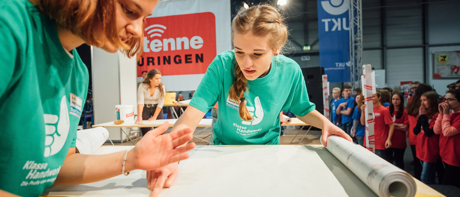 In einem spannenden Wettkampffinale zwischen drei Klassen erkämpfte sich 2017 die Klasse 8 der Goethe Schule Schalkau Platz eins.