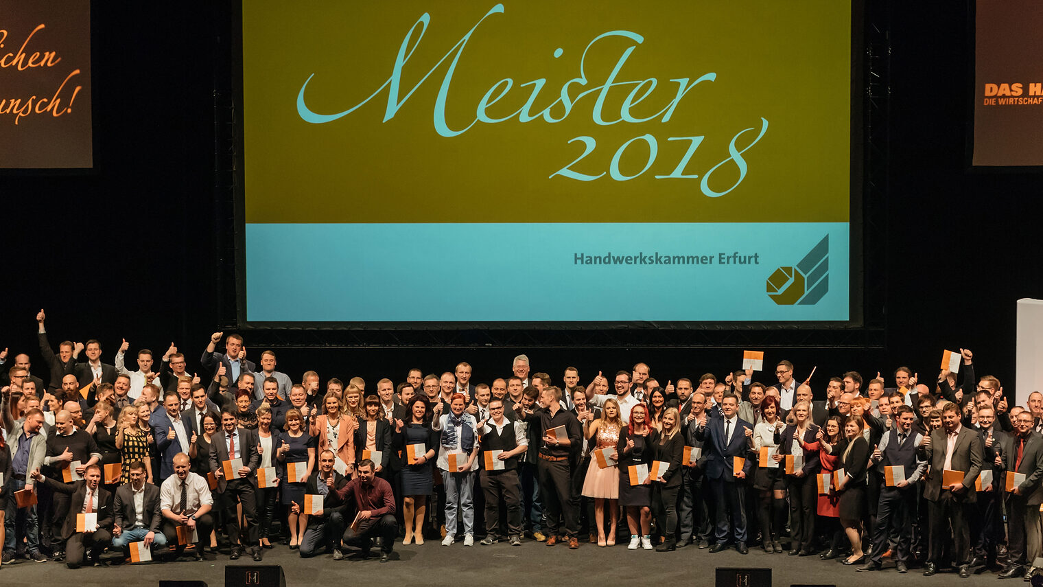 Meisterfeier der Handwerkskammer Erfurt am 17.02.2018 auf der Messe Erfurt (Thüringen) Foto: Michael Reichel /arifoto.de Schlagwort(e): lth