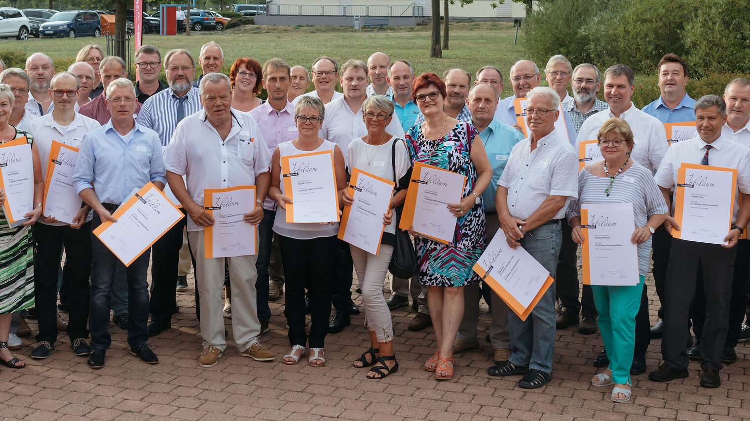 Ehrung von Betriebsjubilaren des Handwerks durch Präsident Stefan Lobenstein am 07.08.2018 in Erfurt (Thüringen) . Foto: Michael Reichel / arifoto.de Schlagwort(e): lth, Handwerk, Ehrungen