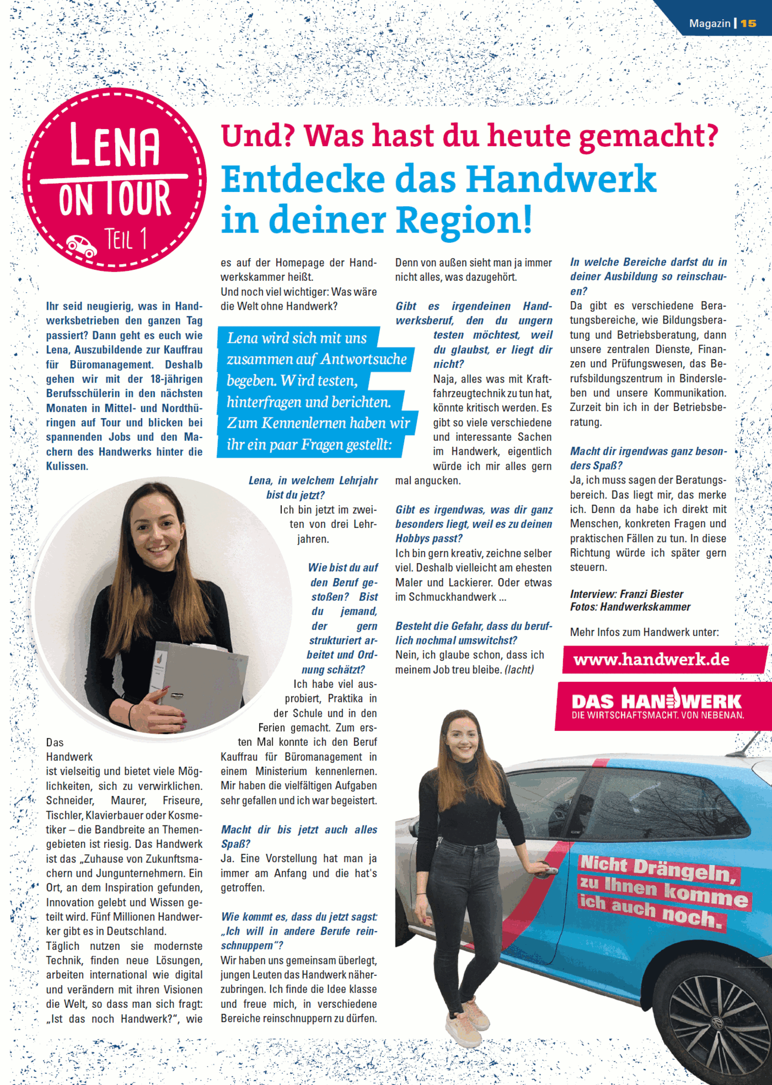 LENA ON TOUR Teil 1, t.akt Mai 2019