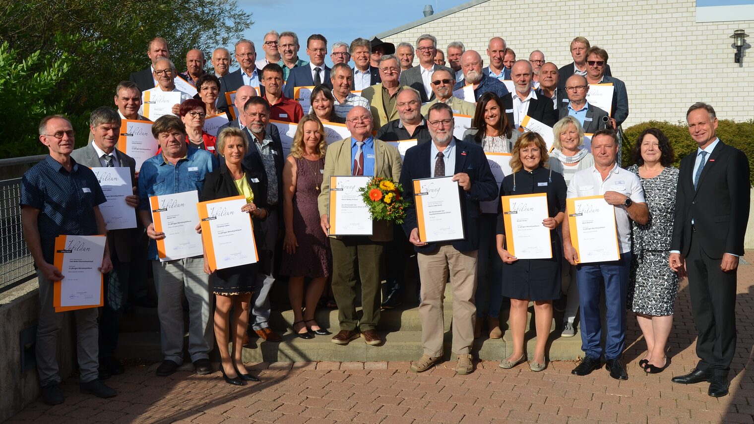 Feierstunde der 25-jährigen Betriebsjubilare 2019.