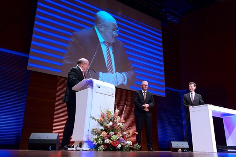 Impressionen vom Gemeinsamen Jahresempfang der Industrie- und Handelskammer Erfurt und Handwerkskammer Erfurt am 29. August 2019 im congress centrum neue weimarhalle in Weimar 