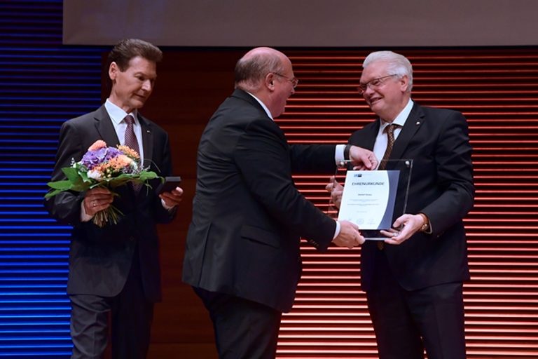 Impressionen vom Gemeinsamen Jahresempfang der Industrie- und Handelskammer Erfurt und Handwerkskammer Erfurt am 29. August 2019 im congress centrum neue weimarhalle in Weimar 