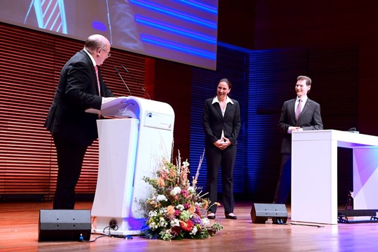 Impressionen vom Gemeinsamen Jahresempfang der Industrie- und Handelskammer Erfurt und Handwerkskammer Erfurt am 29. August 2019 im congress centrum neue weimarhalle in Weimar 