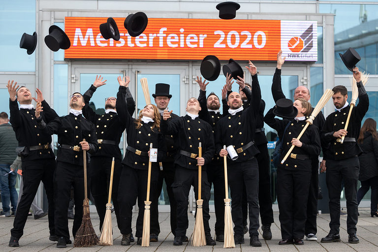 08.02.2020, Erfurt: Meisterfeier der Handwerkskammer Erfurt auf der Messe. Schlagwort(e): lth Handwerk Meister