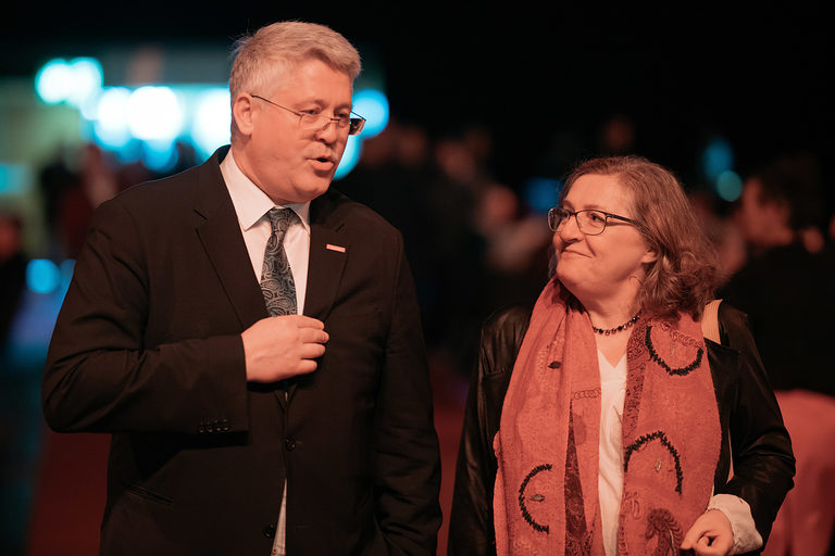 08.02.2020, Erfurt: Meisterfeier der Handwerkskammer Erfurt auf der Messe. Schlagwort(e): lth Handwerk Meister