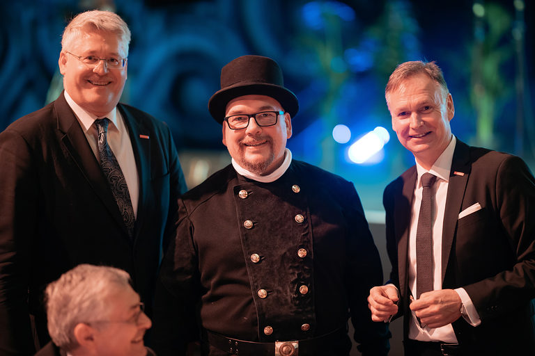 08.02.2020, Erfurt: Meisterfeier der Handwerkskammer Erfurt auf der Messe. Schlagwort(e): lth Handwerk Meister