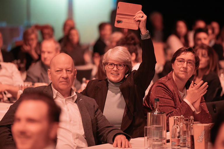 08.02.2020, Erfurt: Meisterfeier der Handwerkskammer Erfurt auf der Messe. Schlagwort(e): lth Handwerk Meister