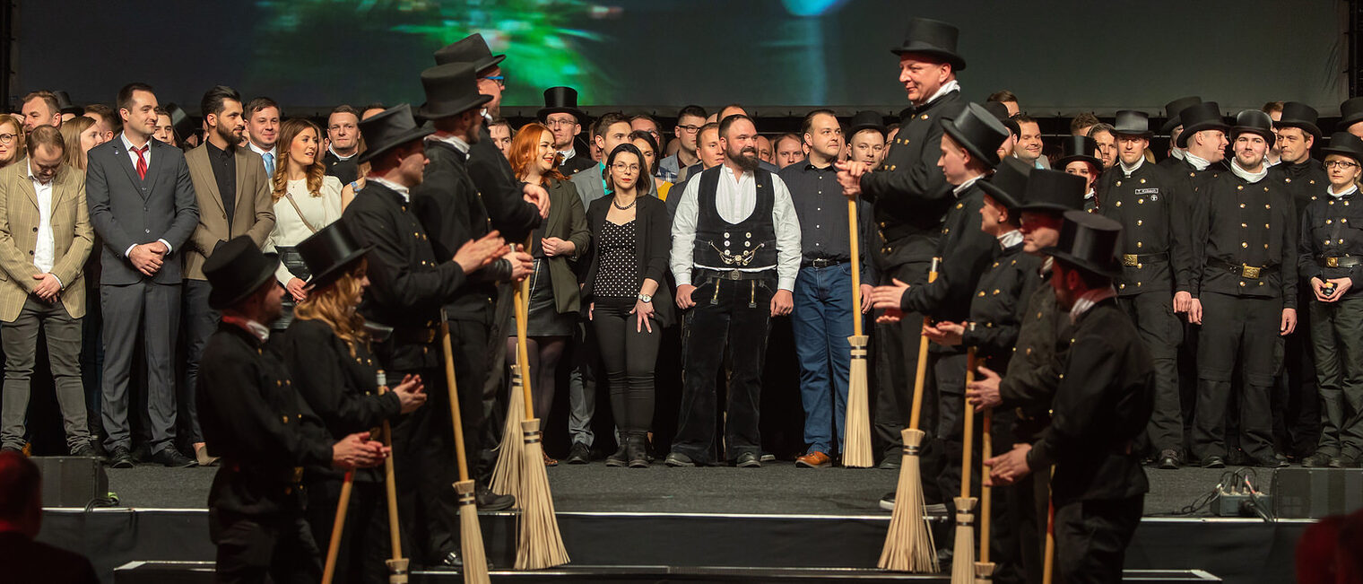 08.02.2020, Erfurt: Meisterfeier der Handwerkskammer Erfurt auf der Messe. Schlagwort(e): lth Handwerk Meister