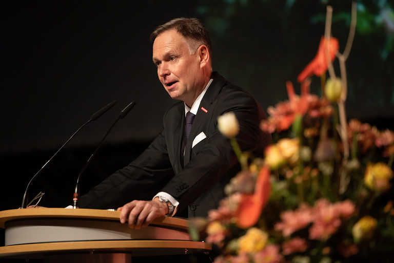 08.02.2020, Erfurt: Meisterfeier der Handwerkskammer Erfurt auf der Messe. Schlagwort(e): lth Handwerk Meister