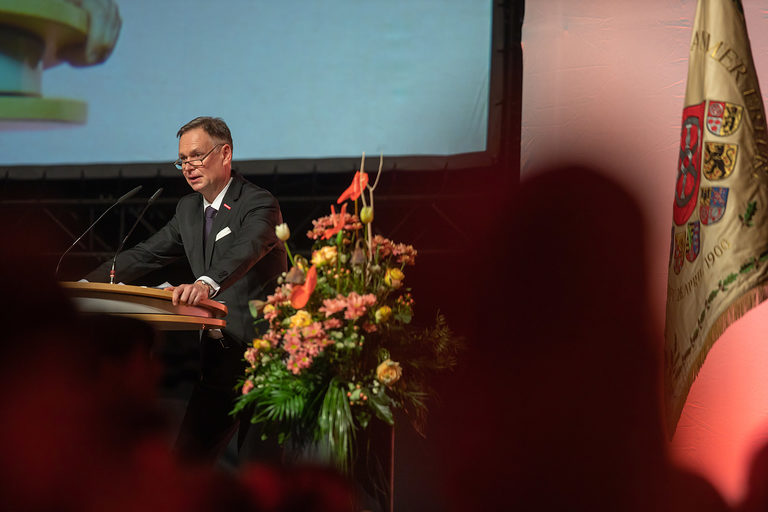 08.02.2020, Erfurt: Meisterfeier der Handwerkskammer Erfurt auf der Messe. Schlagwort(e): lth Handwerk Meister