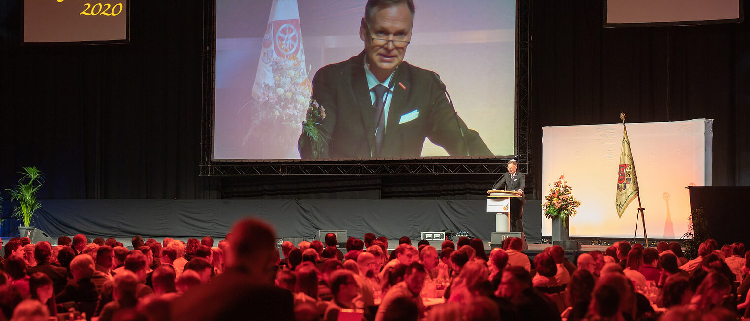 08.02.2020, Erfurt: Meisterfeier der Handwerkskammer Erfurt auf der Messe. Schlagwort(e): lth Handwerk Meister