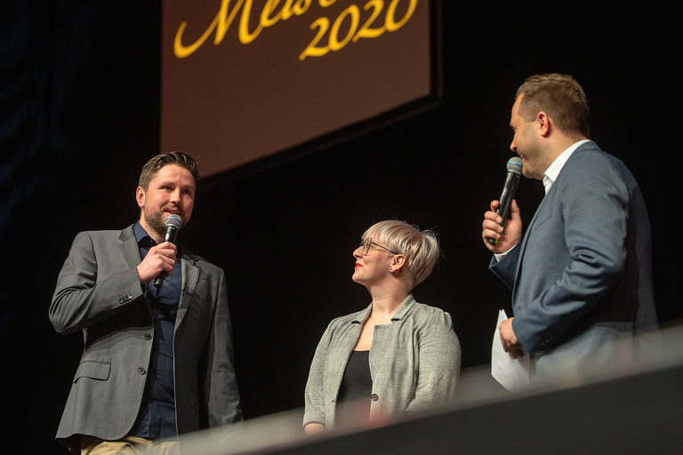 08.02.2020, Erfurt: Meisterfeier der Handwerkskammer Erfurt auf der Messe. Schlagwort(e): lth Handwerk Meister