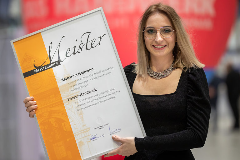 08.02.2020, Erfurt: Meisterfeier der Handwerkskammer Erfurt auf der Messe. Schlagwort(e): lth Handwerk Meister