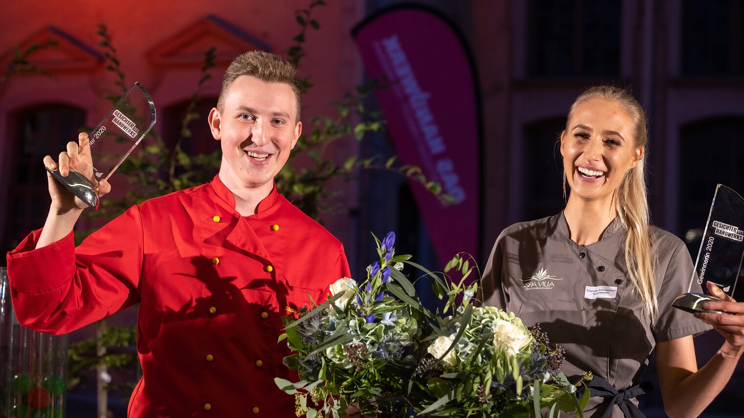 GLÜCKWUNSCH! Die Sieger stehen fest! Charlotte Schmerbauch & Paul Süpke sind die Gesichter des Handwerks 2020!