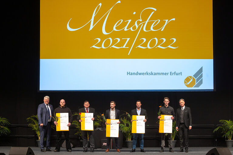 Meisterfeier Handwerkskammer Erfurt auf der Messe Erfurt Schlagwort(e): lth Handwerk HWK Meisterbriefe