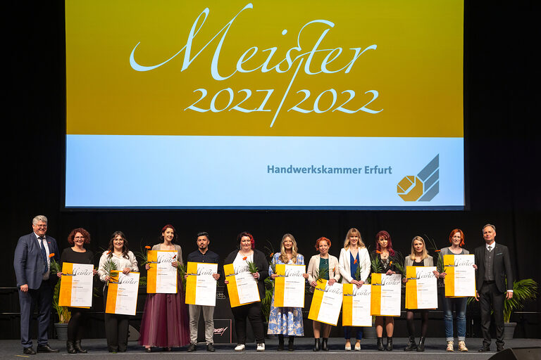 Meisterfeier Handwerkskammer Erfurt auf der Messe Erfurt Schlagwort(e): lth Handwerk HWK Meisterbriefe