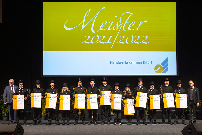 Meisterfeier Handwerkskammer Erfurt auf der Messe Erfurt Schlagwort(e): lth Handwerk HWK Meisterbriefe