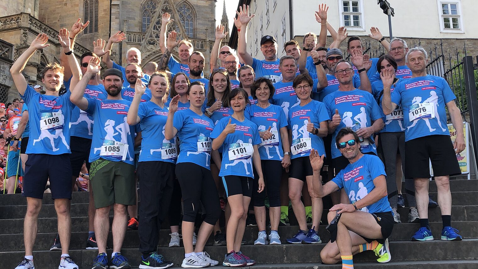 Das Team "Handwerk" war auch 2022 wieder beim RUN Unternehmenslauf in Erfurt dabei.