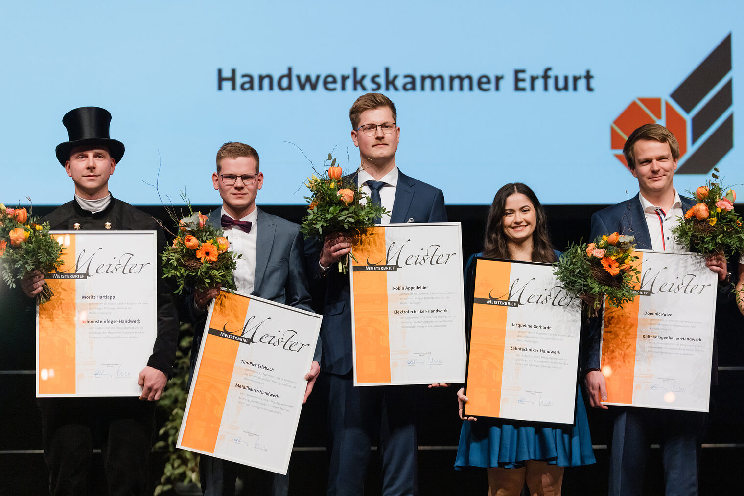 Meisterfeier 2024 der Handwerkskammer Erfurt auf der Messe. Schlagwort(e): lth