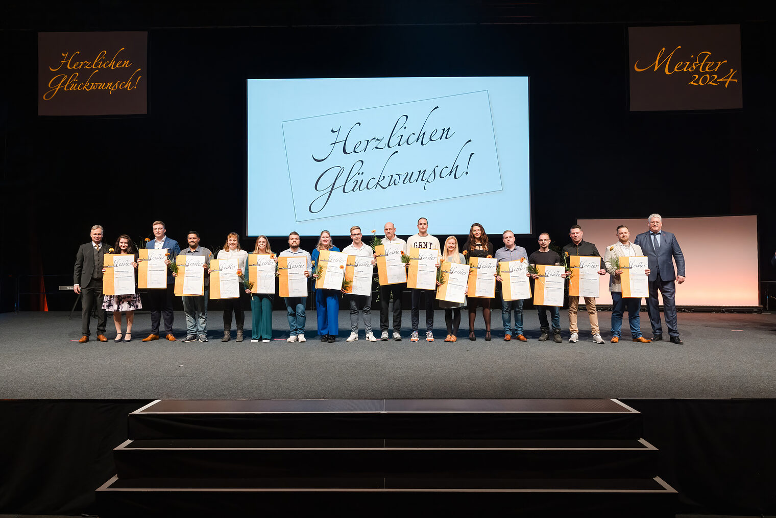 Meisterfeier 2024 der Handwerkskammer Erfurt auf der Messe. Schlagwort(e): lth