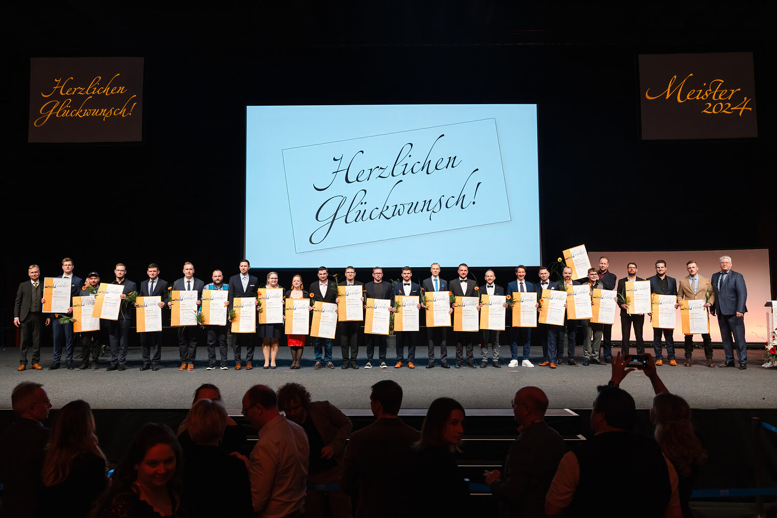 Meisterfeier 2024 der Handwerkskammer Erfurt auf der Messe. Schlagwort(e): lth