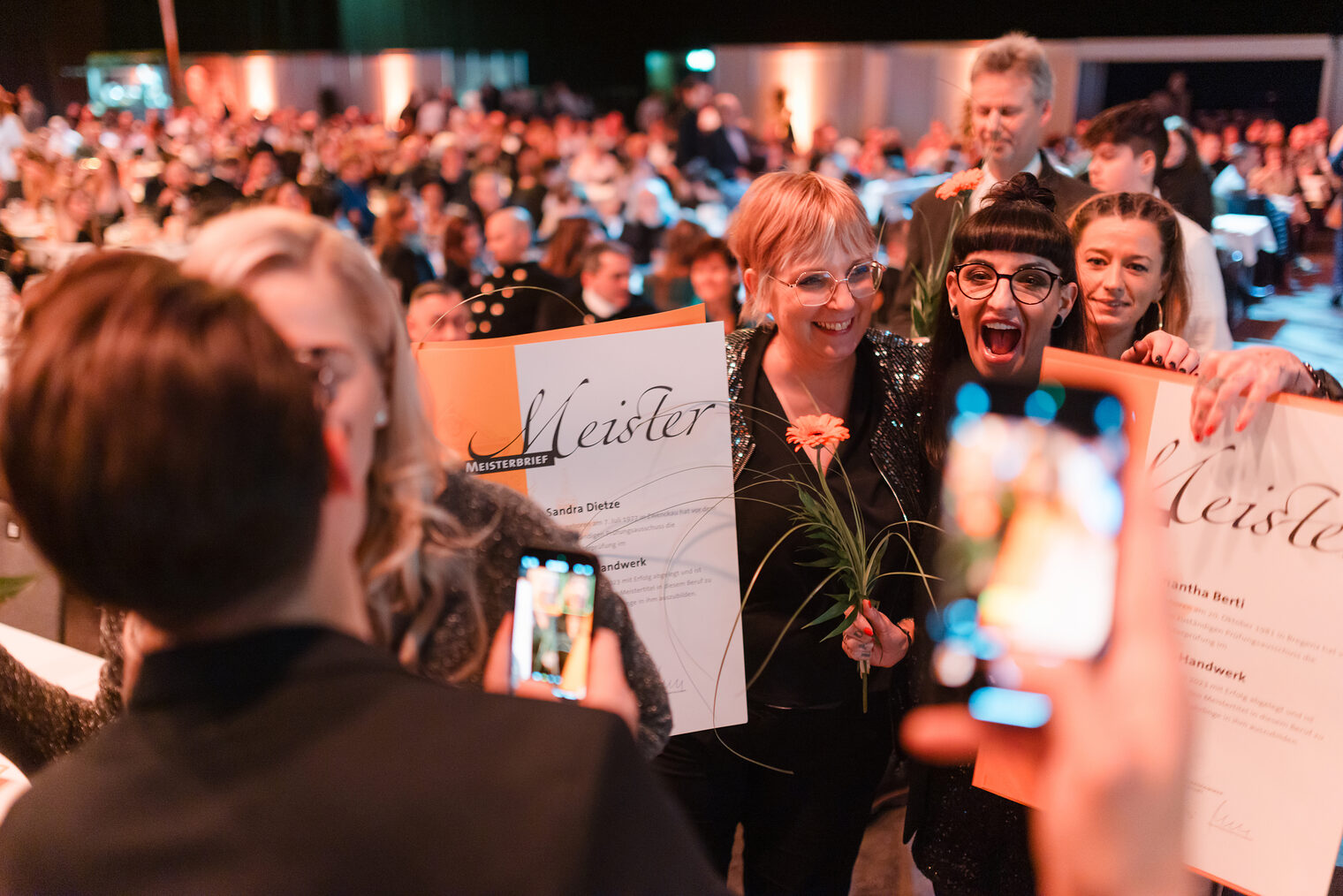 Meisterfeier 2024 der Handwerkskammer Erfurt auf der Messe. Schlagwort(e): lth