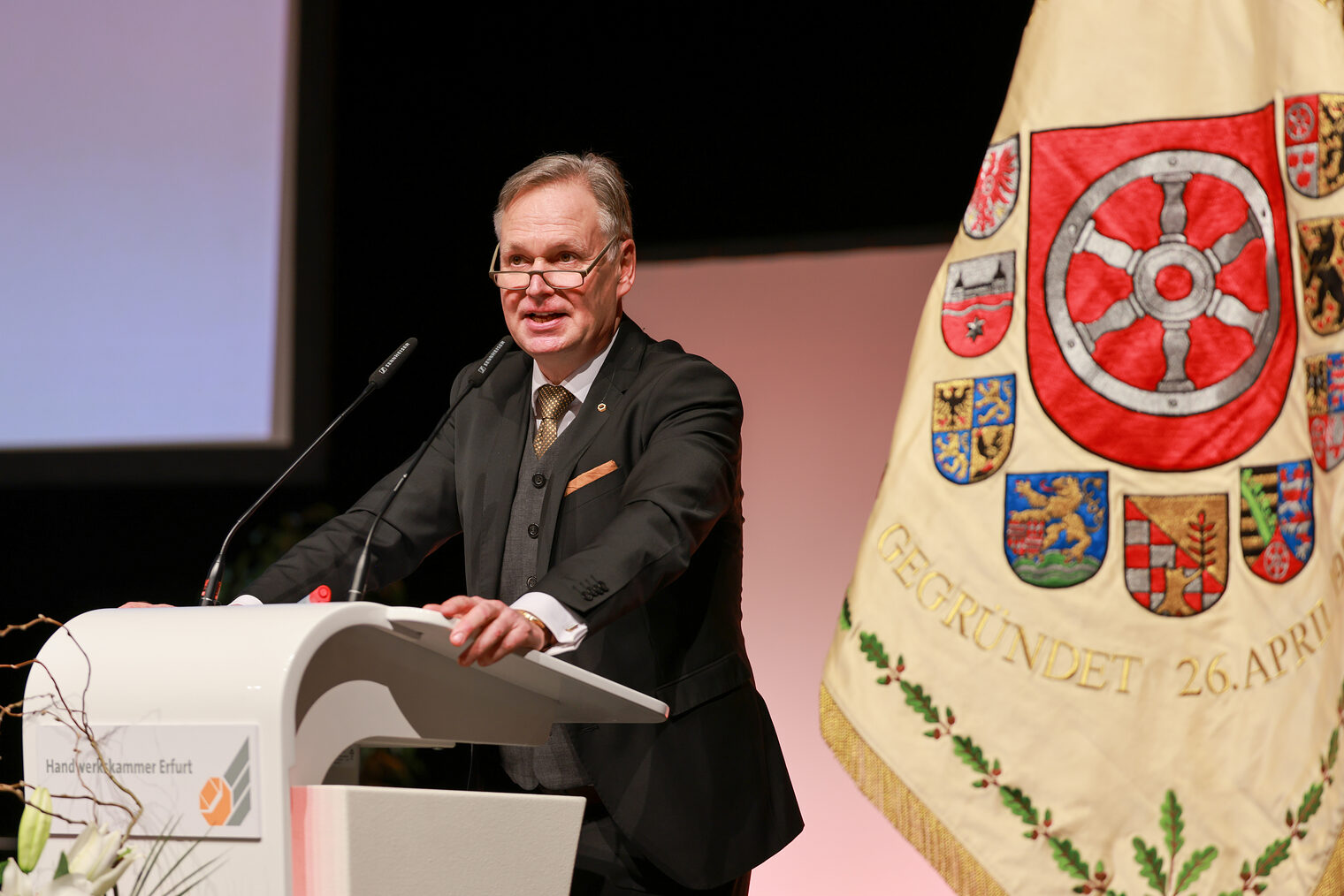 Meisterfeier 2024 der Handwerkskammer Erfurt auf der Messe. Schlagwort(e): lth