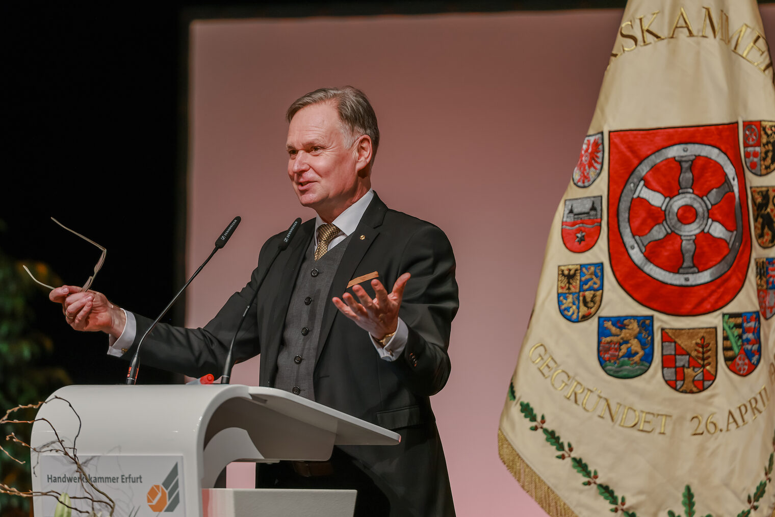 Meisterfeier 2024 der Handwerkskammer Erfurt auf der Messe. Schlagwort(e): lth