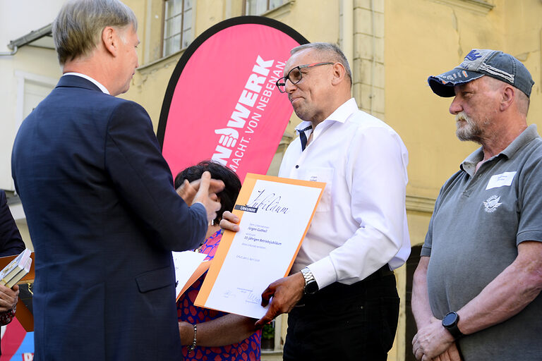 25-jähriges Betriebsjubiläum 2024: Handwerkskammer Erfurt zeichnet Betriebe mit 25-jähriger Geschichte aus. Ein Vierteljahrhundert erstklassige Handwerksarbeit: Herzlichen Glückwunsch zu 25 erfolgreichen Betriebsjahren!