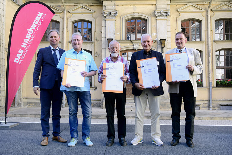 25-jähriges Betriebsjubiläum 2024: Handwerkskammer Erfurt zeichnet Betriebe mit 25-jähriger Geschichte aus. Ein Vierteljahrhundert erstklassige Handwerksarbeit: Herzlichen Glückwunsch zu 25 erfolgreichen Betriebsjahren!